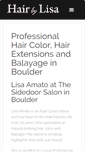 Mobile Screenshot of hair-by-lisa.com