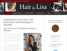 Tablet Screenshot of hair-by-lisa.com